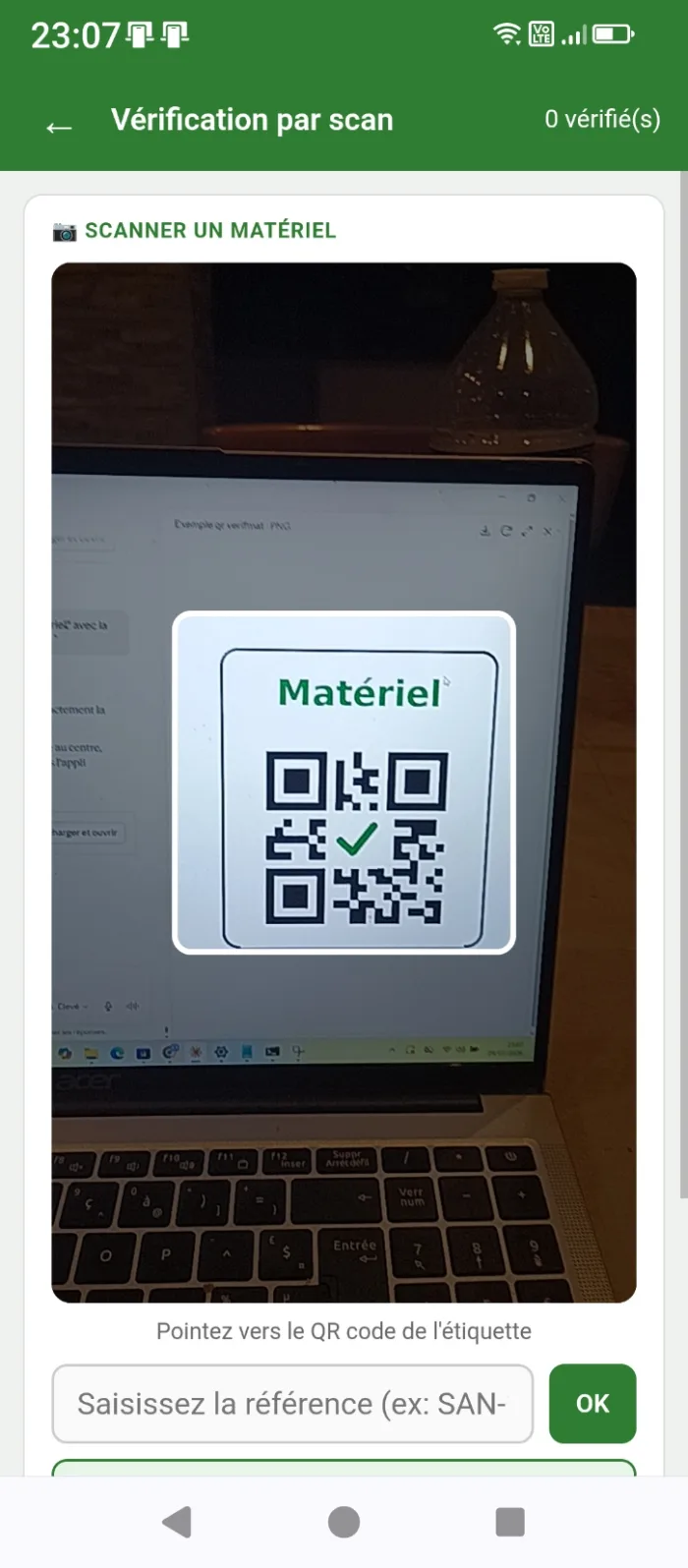Scan QR Code Verifmat